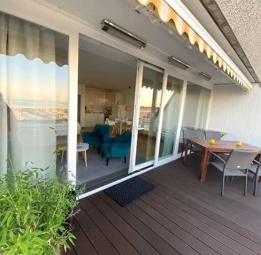 Panoramablick Und Den Direkt Vor Der Tür * Kiel